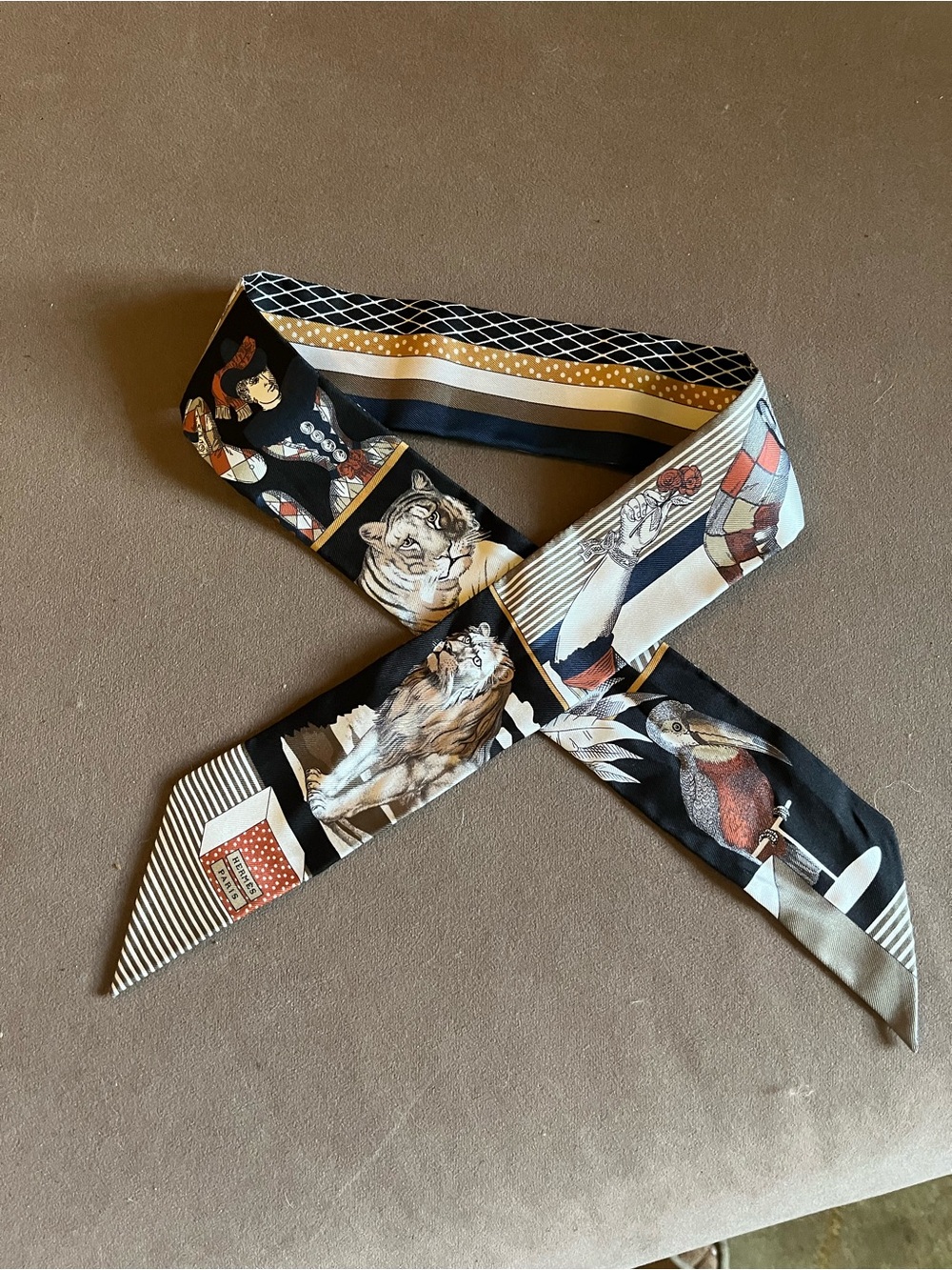 Hermes Twilly silk ribbon
